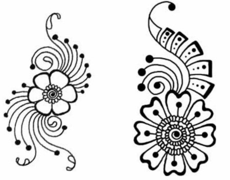 Мехенди эскизы для начинающих руки узоры