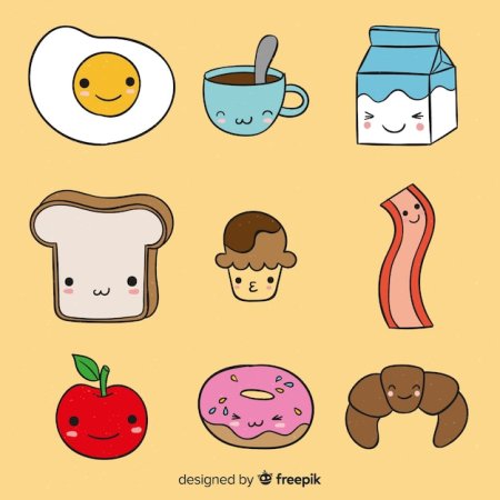 Рисунки для срисовки еда