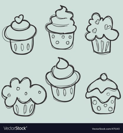 Кексики для срисовки