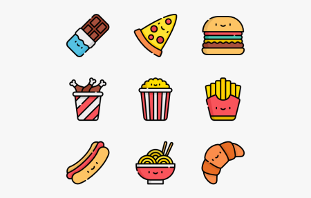 Рисунки для срисовки еда