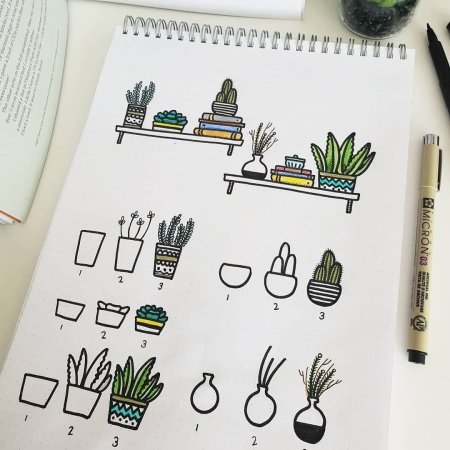 Маленькие рисунки для скетча