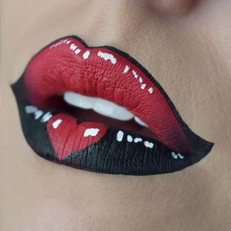 Крутой макияж губ
