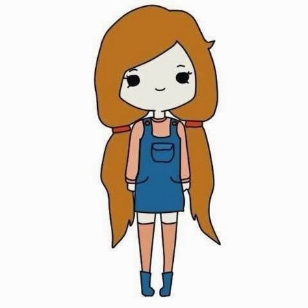 Милые девочки карандашом