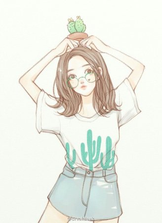 Милые девочки аниме легкие