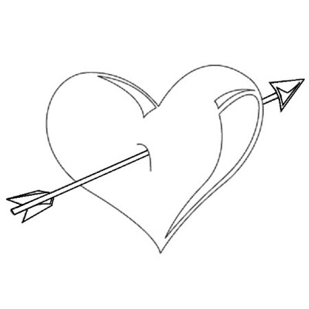 Лёгкие рисунки сердце