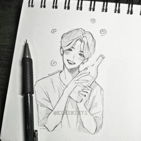 Скетчбук BTS