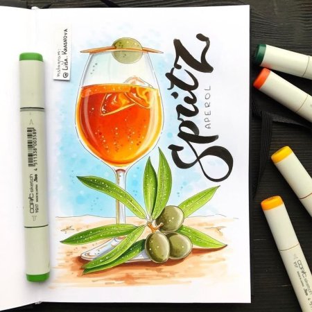 Рисование маркерами для начинающих