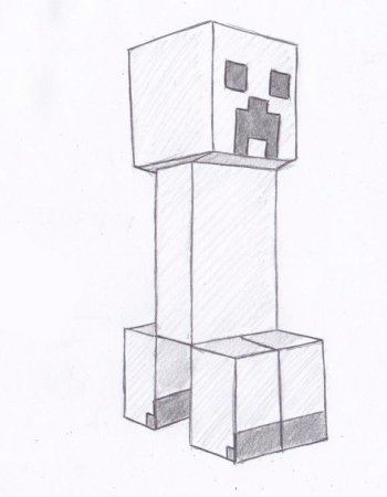 Рисунки майнкрафт для срисовки