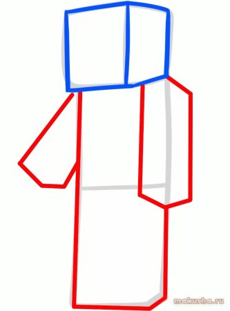 Стив из МАЙНКРАФТА карандашом