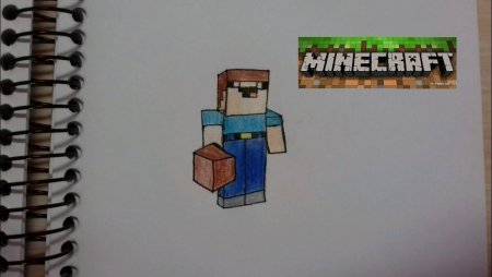 Нарисовать Нудика МЗ МАЙНКРАФТА