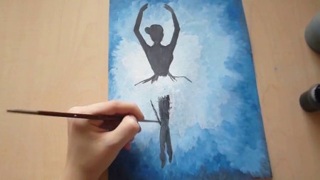 Правополушарное рисование гуашью одуванчики