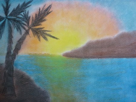 Пейзажи акварелью для срисовки легкие