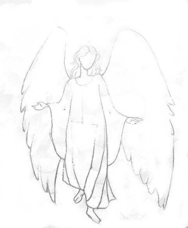 Как нарисовать демона и Ангела любви