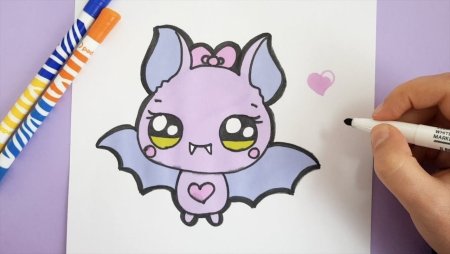 Милые рисунки девочек легко