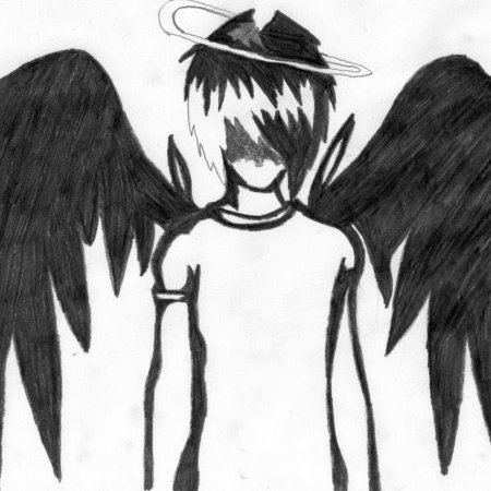 Демон рисунок карандашом для срисовки