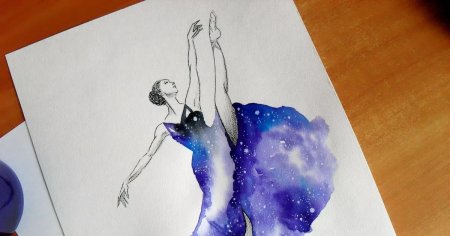 Рисунки акварелью в скетчбуке