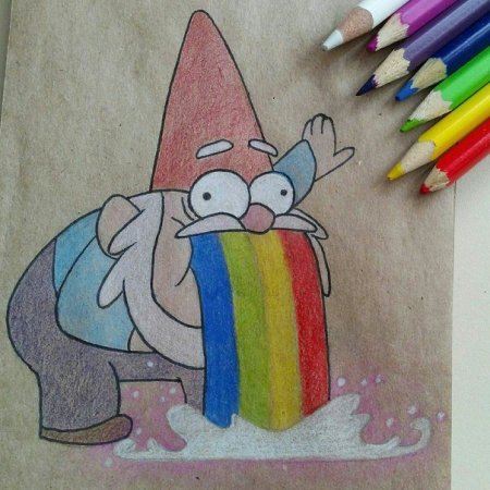 Рисунки цветные легкие