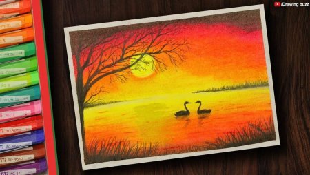 Рисование пастелью для детей