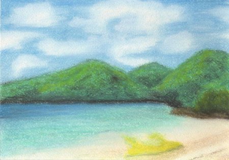 Рисунки пастелью