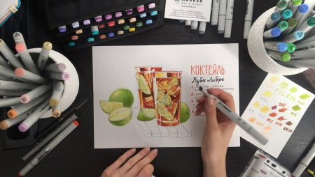 Рисунки маркерами Touch