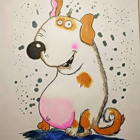 Прикольные рисунки фломастерами