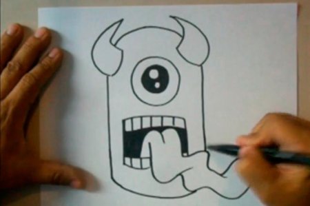 Рисование черным маркером для начинающих