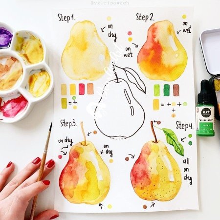 Уроки рисования акварелью