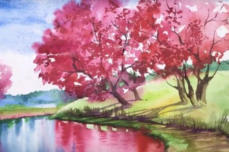 Пейзажи для срисовки