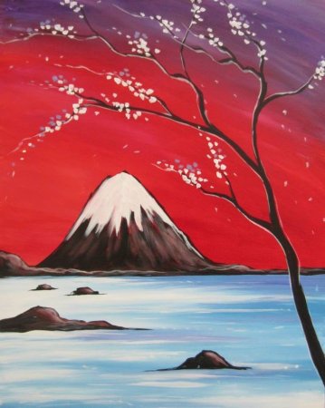 Рисунки для срисовки пейзажи