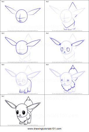 Пикачу рисунок пошагово