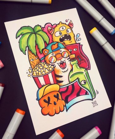 Маркеры для рисования Posca