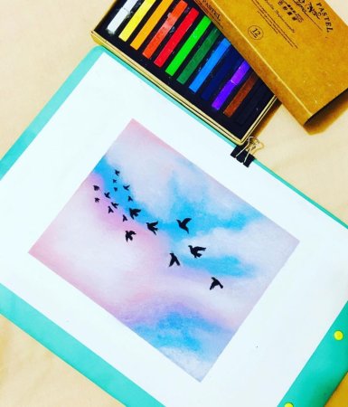 Мини рисунки красками