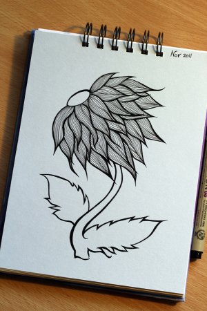 Лёгкий рисунок для скетчбука