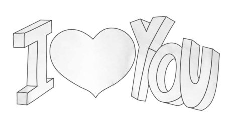 Рисунки про любовь легкие