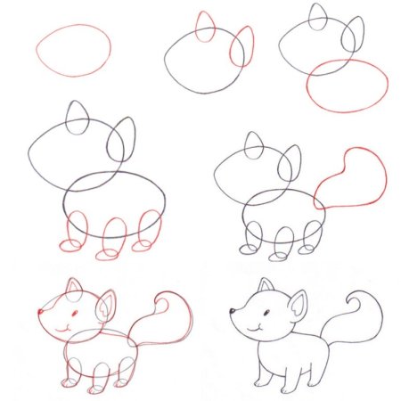 Поэтапное рисование карандашом