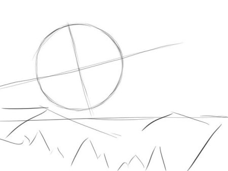 Космос рисунок ручкой