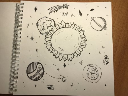 Рисование ракета