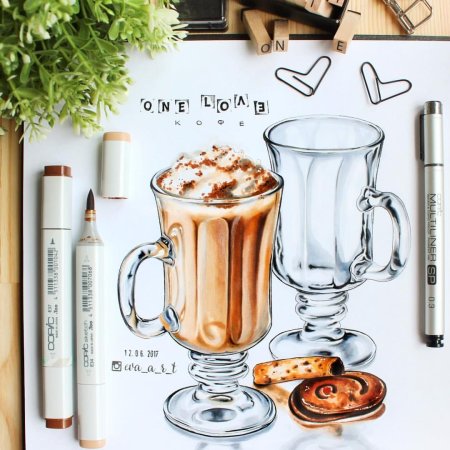 Рисунки для срисовки маркерами легкие