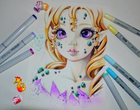 Рисования фломастерами Touch