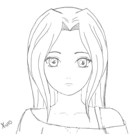 Рапунцель рисунок карандашом