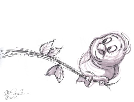 Скетчи животных мультяшных