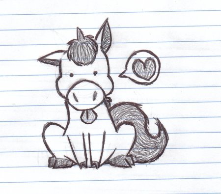 Мультяшные рисунки карандашом