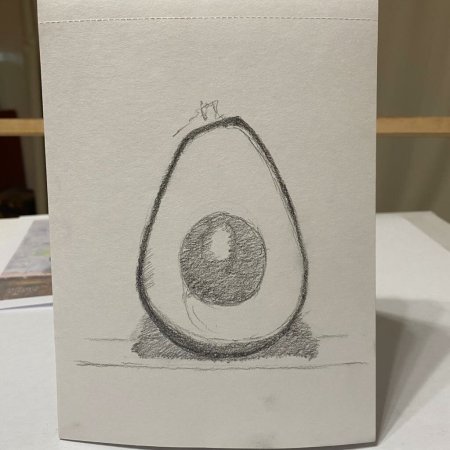 Авокадо рисунок для срисовки