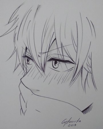 Аниме парни для срисовки