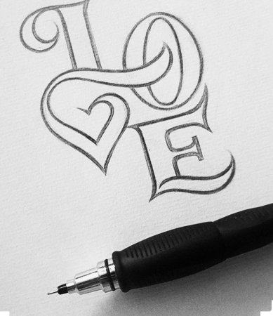 Красивые сердечки рисунки ручкой