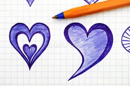 Рисунки для срисовки ручкой для начинающих