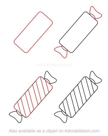 Рисунки для срисовки лёгкие фрукты