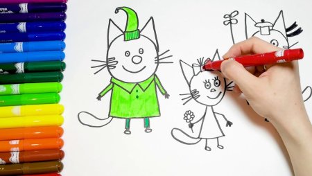 Интересные и легкие цветные рисунки