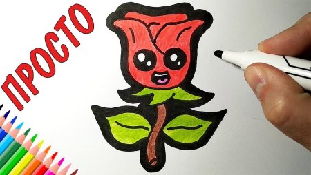 Рисунки маркерами из мультфильмов