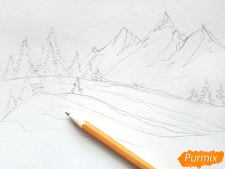 Рисунки на тему зима легкие